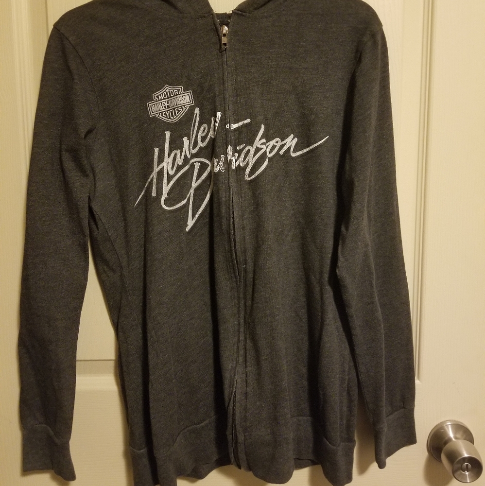 Harley Davidson zip up hoodie